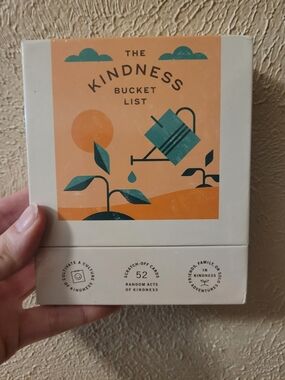 The Kindness Bucket List Scratch-Off Cards - Peach & Teal
